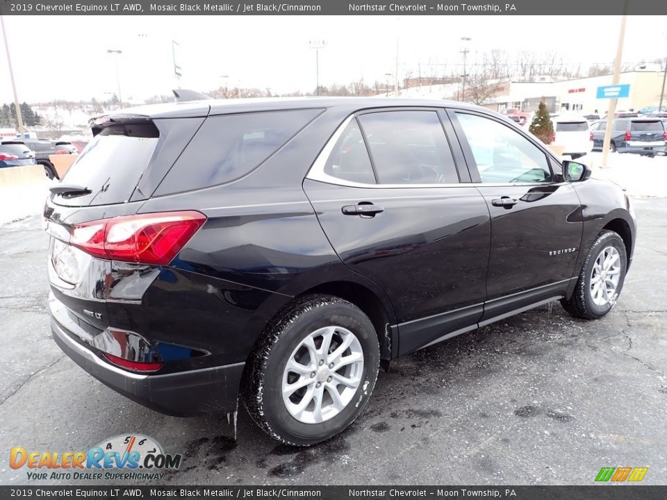 2019 Chevrolet Equinox LT AWD Mosaic Black Metallic / Jet Black/Cinnamon Photo #9