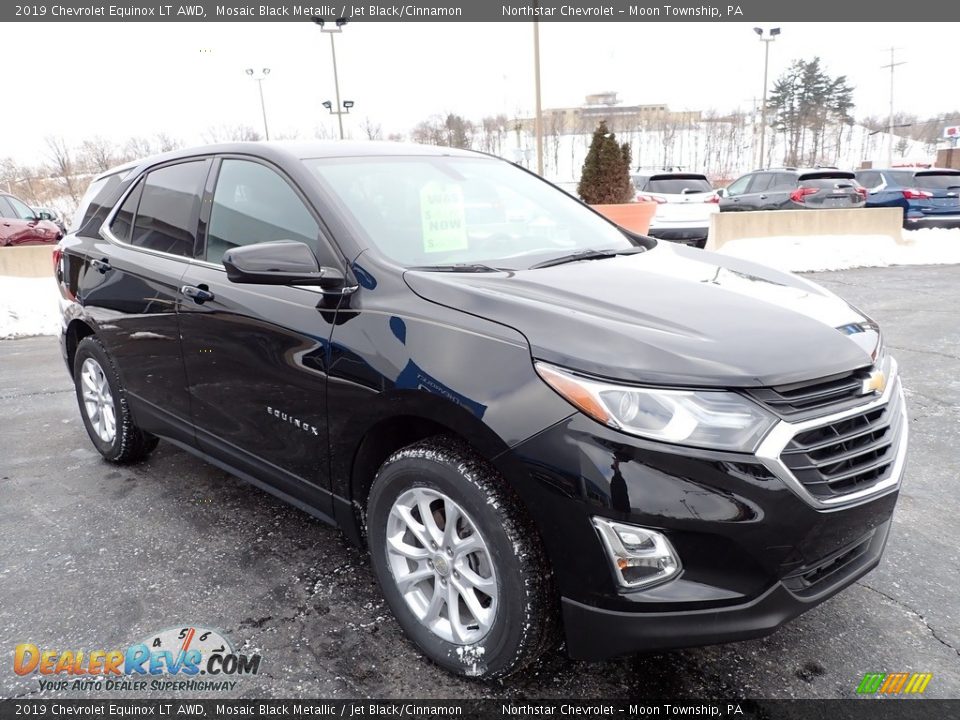 2019 Chevrolet Equinox LT AWD Mosaic Black Metallic / Jet Black/Cinnamon Photo #11