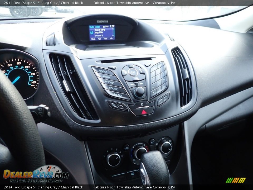 2014 Ford Escape S Sterling Gray / Charcoal Black Photo #27
