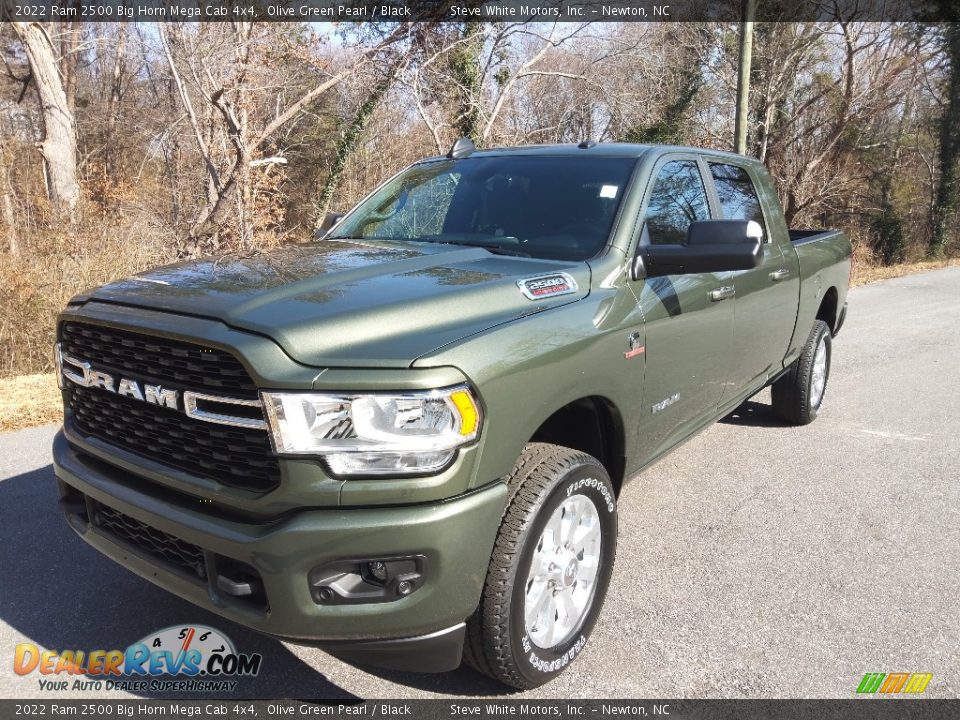 2022 Ram 2500 Big Horn Mega Cab 4x4 Olive Green Pearl / Black Photo #2