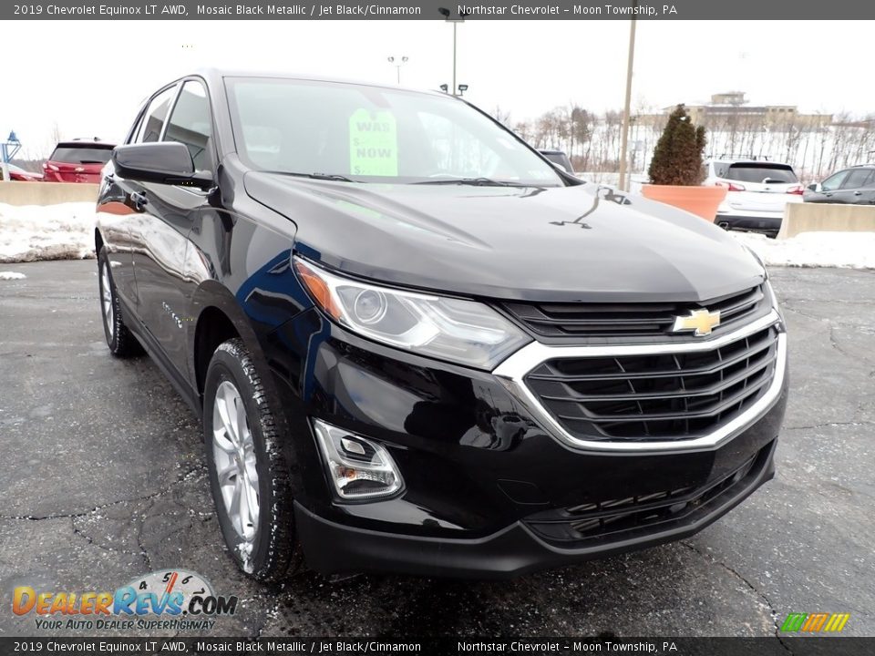 2019 Chevrolet Equinox LT AWD Mosaic Black Metallic / Jet Black/Cinnamon Photo #12