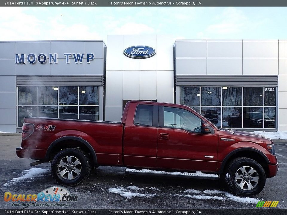 2014 Ford F150 FX4 SuperCrew 4x4 Sunset / Black Photo #1