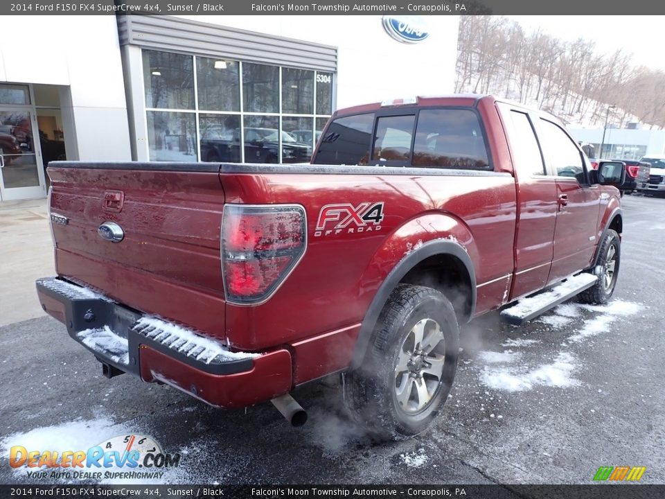 2014 Ford F150 FX4 SuperCrew 4x4 Sunset / Black Photo #2