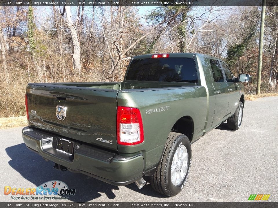 2022 Ram 2500 Big Horn Mega Cab 4x4 Olive Green Pearl / Black Photo #6