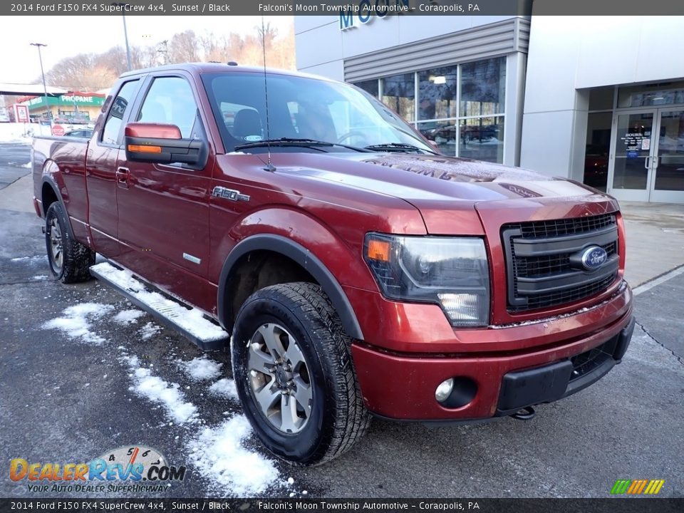 2014 Ford F150 FX4 SuperCrew 4x4 Sunset / Black Photo #8