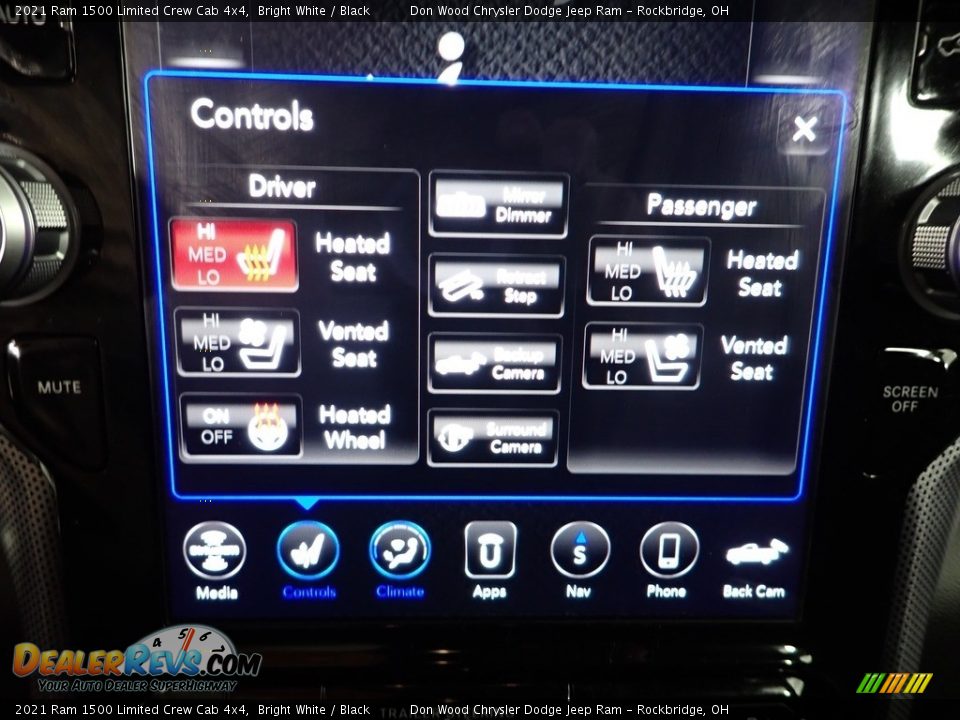 2021 Ram 1500 Limited Crew Cab 4x4 Bright White / Black Photo #4