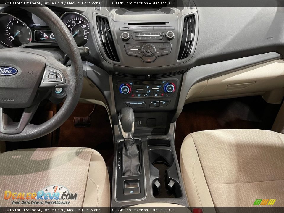 2018 Ford Escape SE White Gold / Medium Light Stone Photo #10