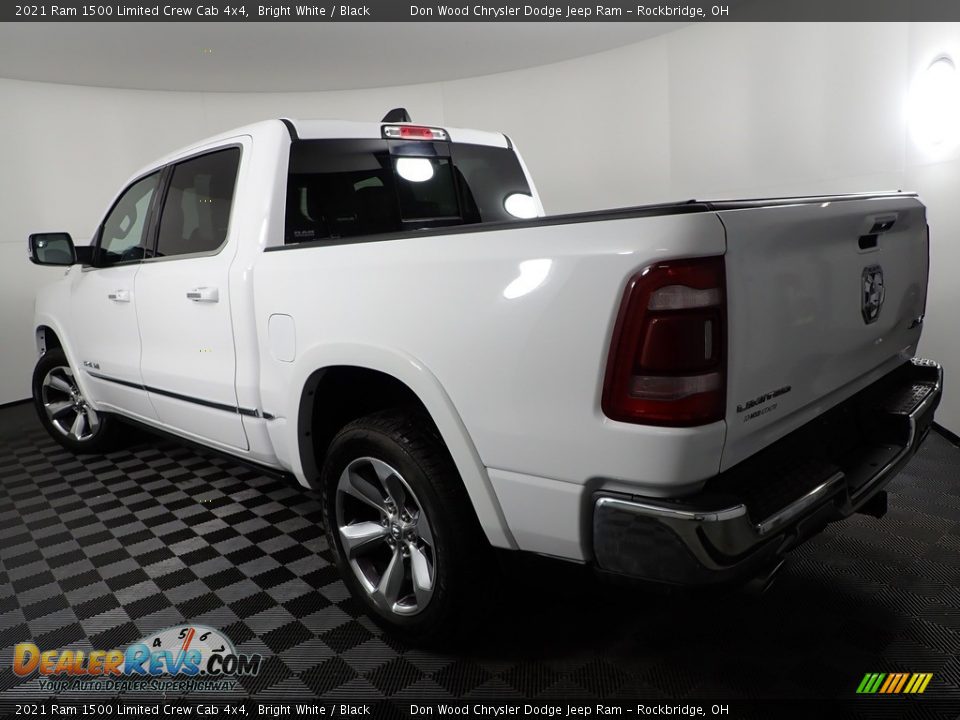 2021 Ram 1500 Limited Crew Cab 4x4 Bright White / Black Photo #12