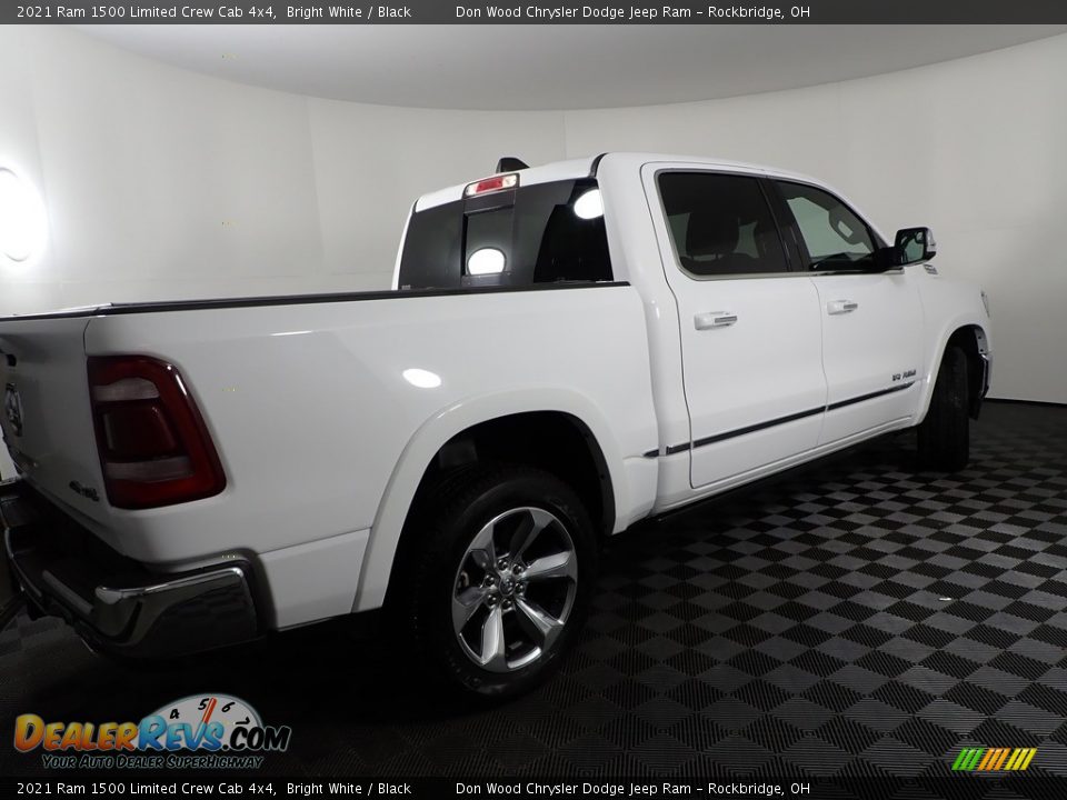 2021 Ram 1500 Limited Crew Cab 4x4 Bright White / Black Photo #16