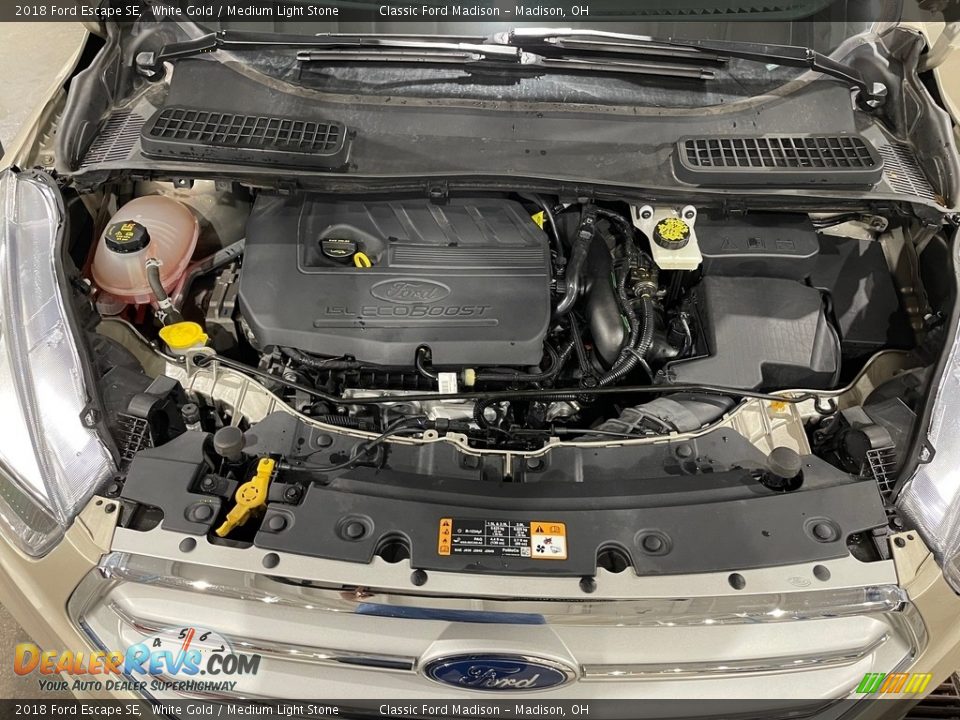 2018 Ford Escape SE White Gold / Medium Light Stone Photo #16