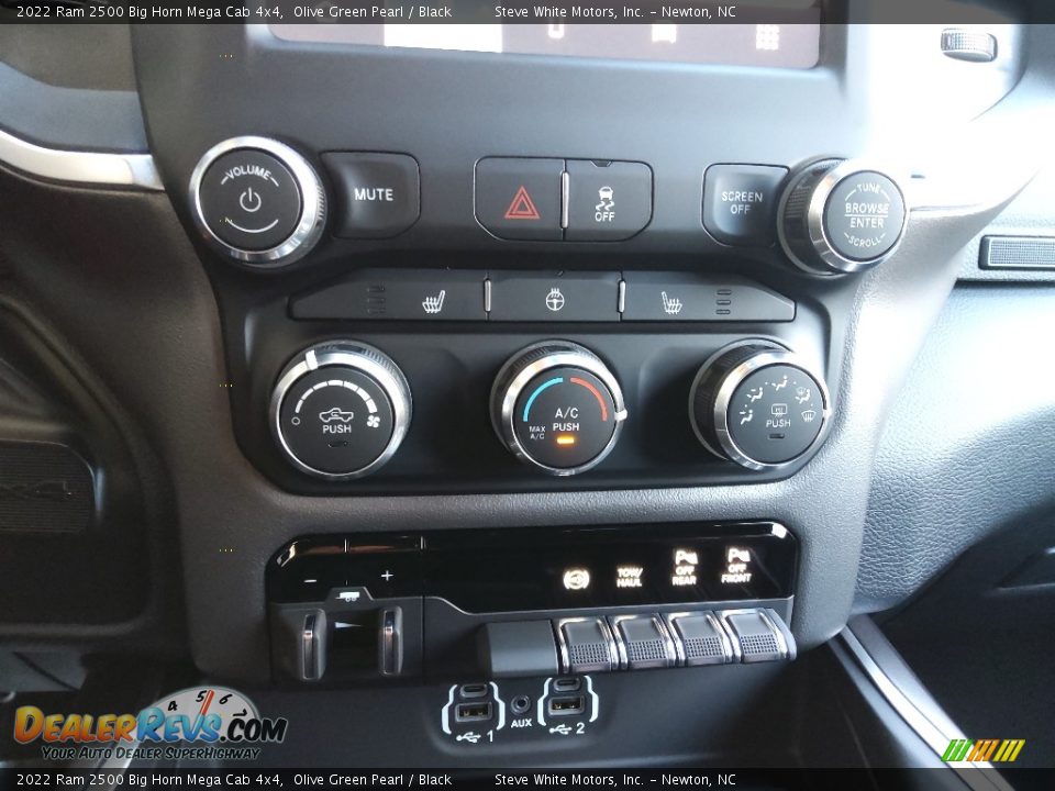 Controls of 2022 Ram 2500 Big Horn Mega Cab 4x4 Photo #25