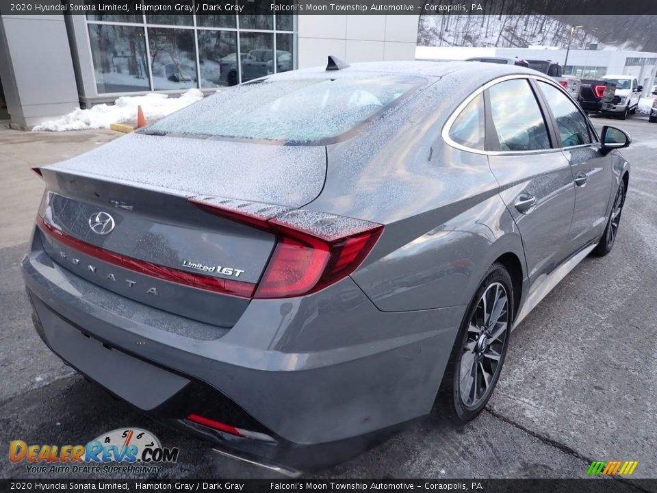 2020 Hyundai Sonata Limited Hampton Gray / Dark Gray Photo #2