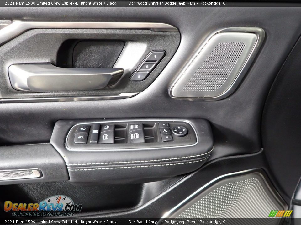 2021 Ram 1500 Limited Crew Cab 4x4 Bright White / Black Photo #18