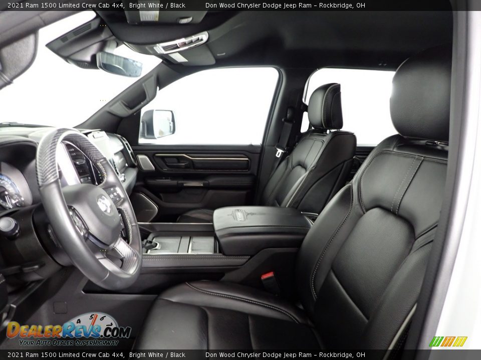 2021 Ram 1500 Limited Crew Cab 4x4 Bright White / Black Photo #20