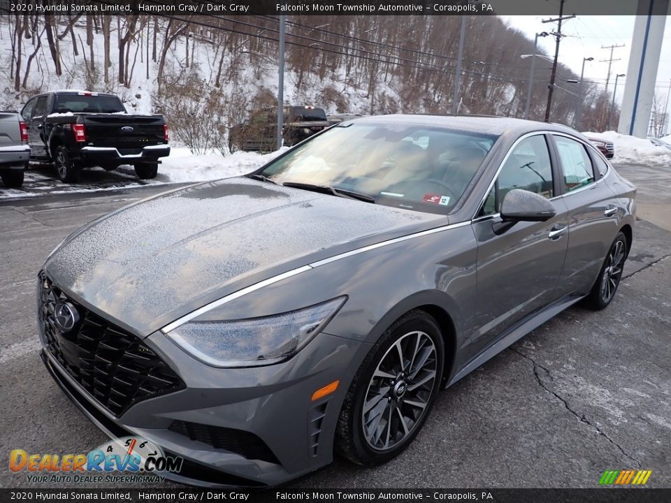 2020 Hyundai Sonata Limited Hampton Gray / Dark Gray Photo #6