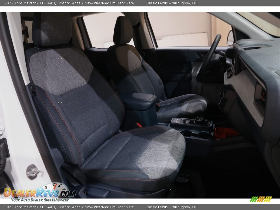 Navy Pier/Medium Dark Slate Interior - 2022 Ford Maverick XLT AWD Photo #16