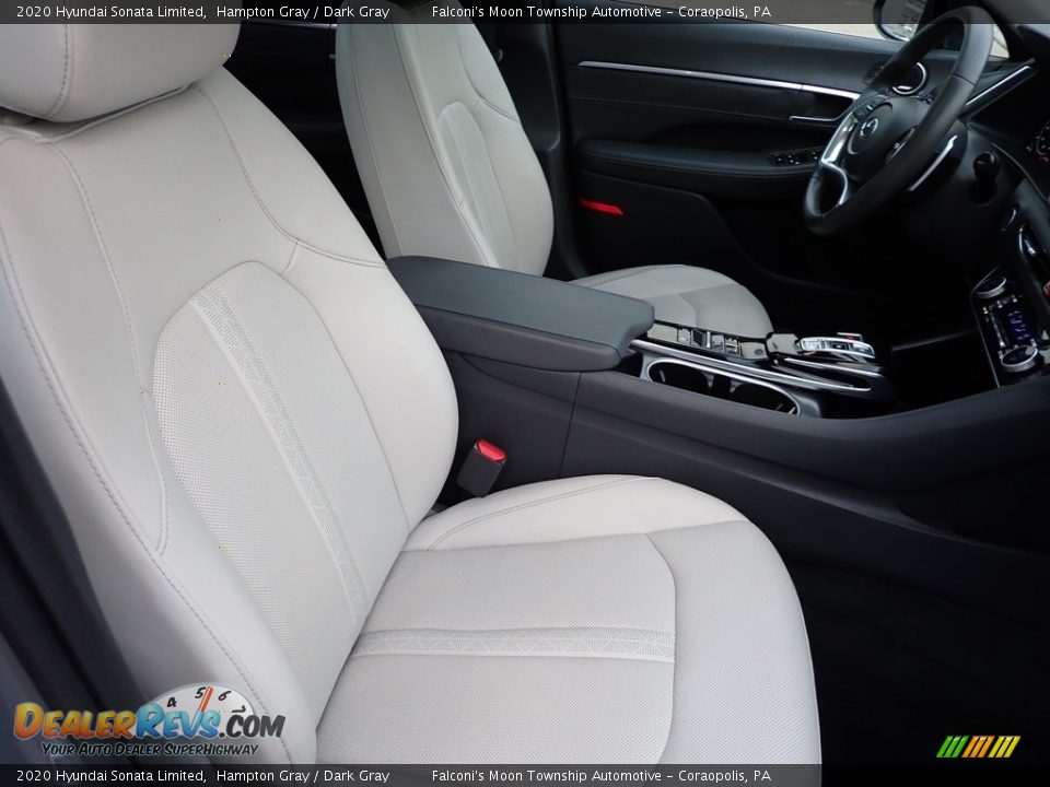 2020 Hyundai Sonata Limited Hampton Gray / Dark Gray Photo #10