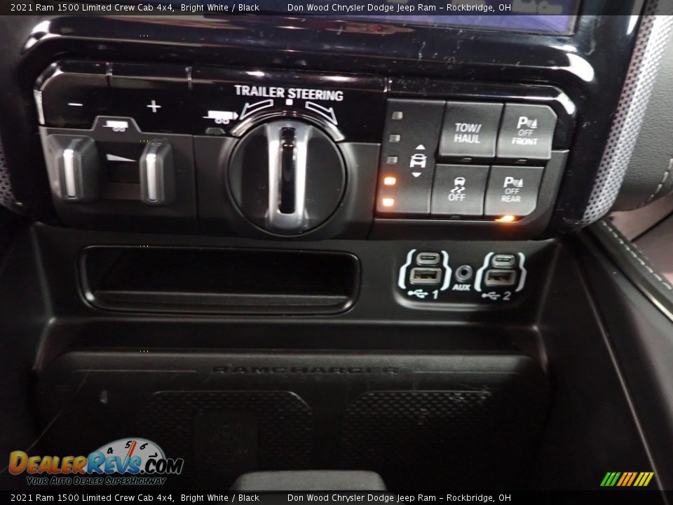 2021 Ram 1500 Limited Crew Cab 4x4 Bright White / Black Photo #26