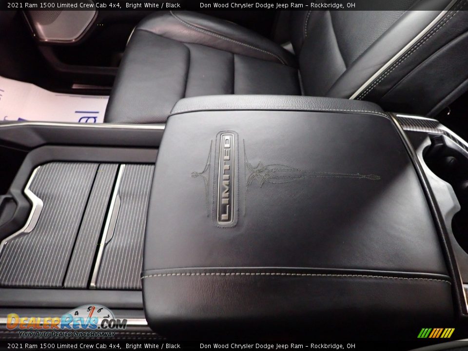 2021 Ram 1500 Limited Crew Cab 4x4 Bright White / Black Photo #27