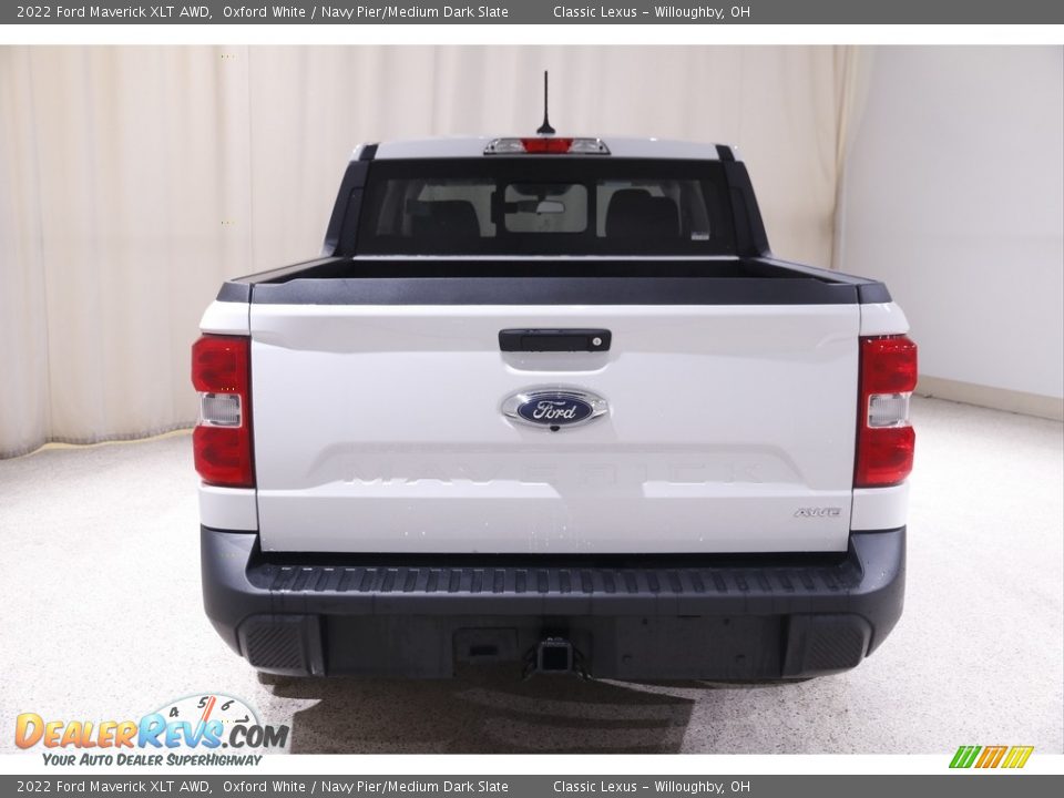 2022 Ford Maverick XLT AWD Oxford White / Navy Pier/Medium Dark Slate Photo #19