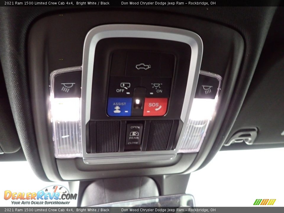 2021 Ram 1500 Limited Crew Cab 4x4 Bright White / Black Photo #30