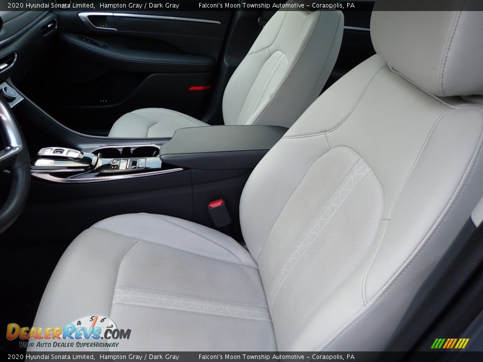 2020 Hyundai Sonata Limited Hampton Gray / Dark Gray Photo #17