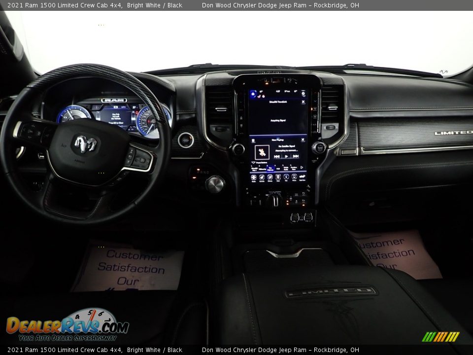 2021 Ram 1500 Limited Crew Cab 4x4 Bright White / Black Photo #34