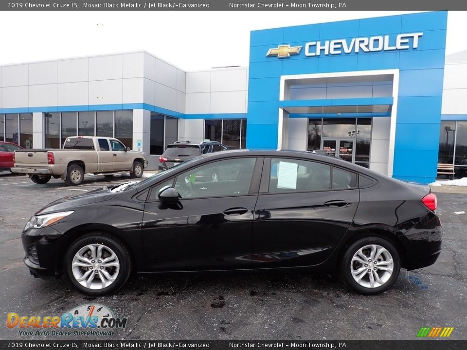 2019 Chevrolet Cruze LS Mosaic Black Metallic / Jet Black/­Galvanized Photo #3