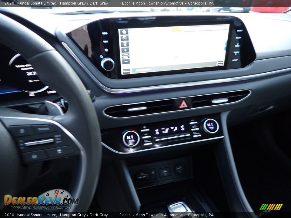 2020 Hyundai Sonata Limited Hampton Gray / Dark Gray Photo #26