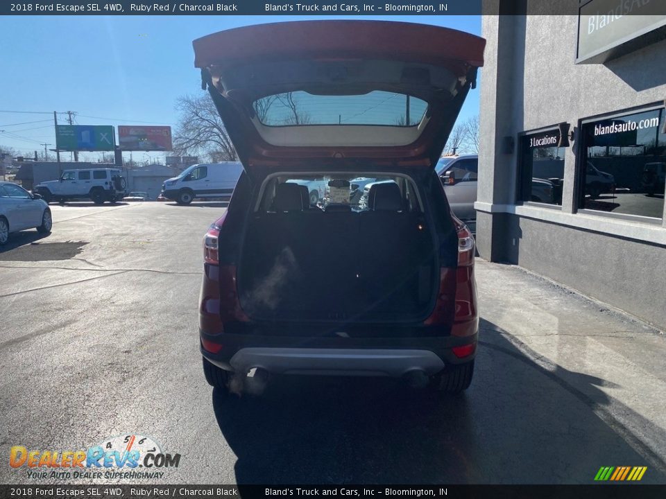 2018 Ford Escape SEL 4WD Ruby Red / Charcoal Black Photo #8