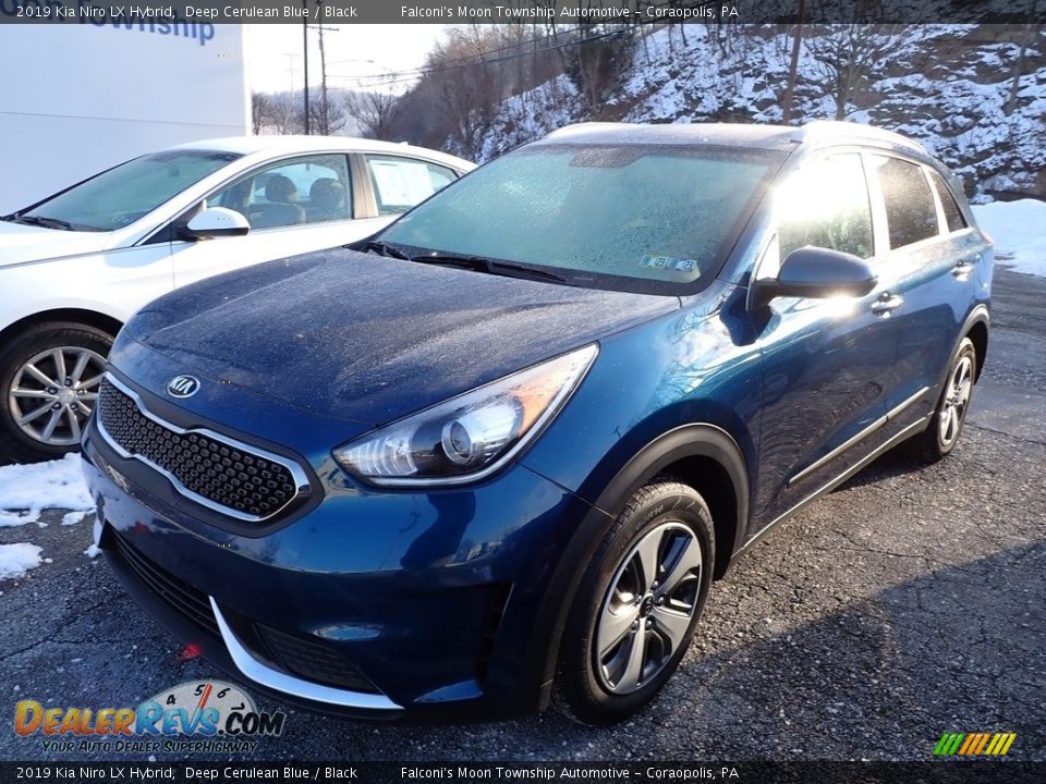 2019 Kia Niro LX Hybrid Deep Cerulean Blue / Black Photo #1