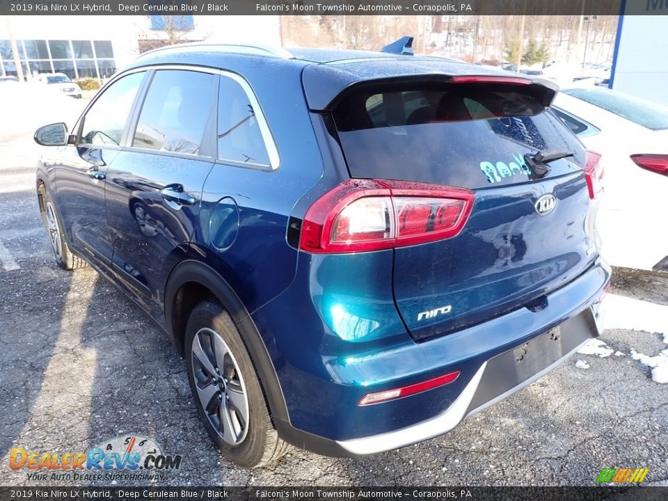 2019 Kia Niro LX Hybrid Deep Cerulean Blue / Black Photo #2