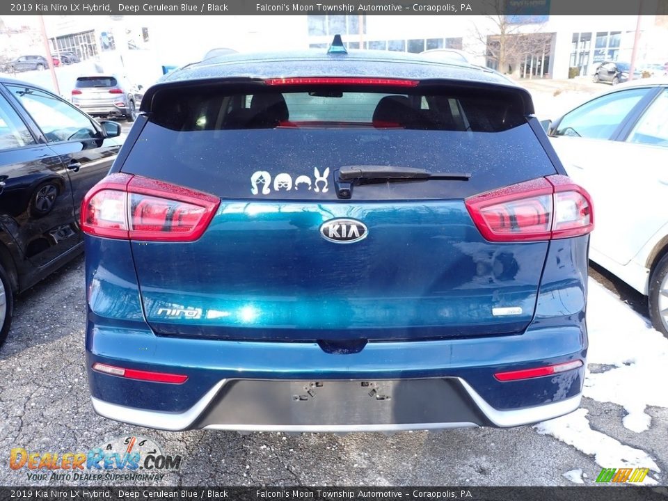 2019 Kia Niro LX Hybrid Deep Cerulean Blue / Black Photo #3