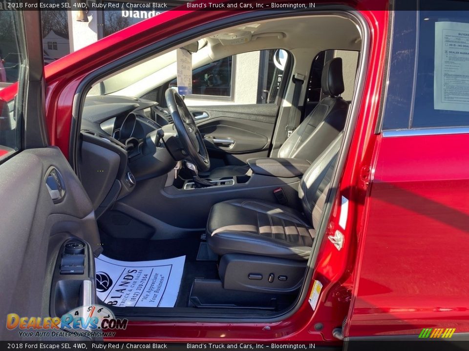2018 Ford Escape SEL 4WD Ruby Red / Charcoal Black Photo #13