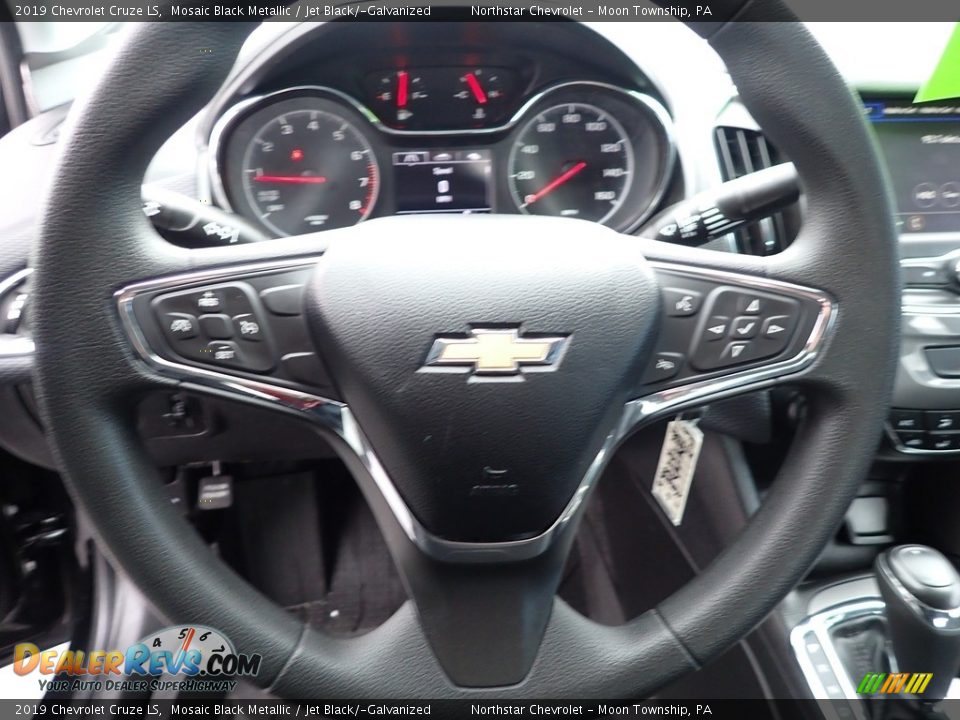 2019 Chevrolet Cruze LS Mosaic Black Metallic / Jet Black/­Galvanized Photo #26