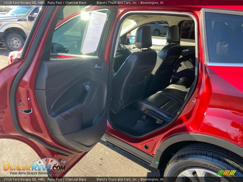 2018 Ford Escape SEL 4WD Ruby Red / Charcoal Black Photo #35