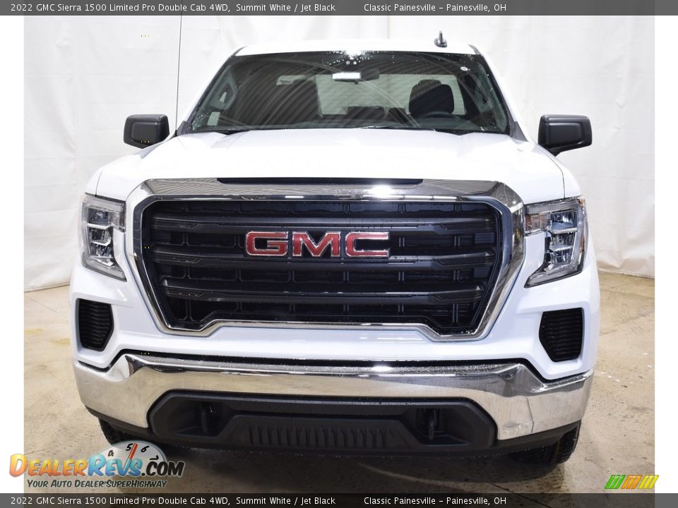 2022 GMC Sierra 1500 Limited Pro Double Cab 4WD Summit White / Jet Black Photo #4