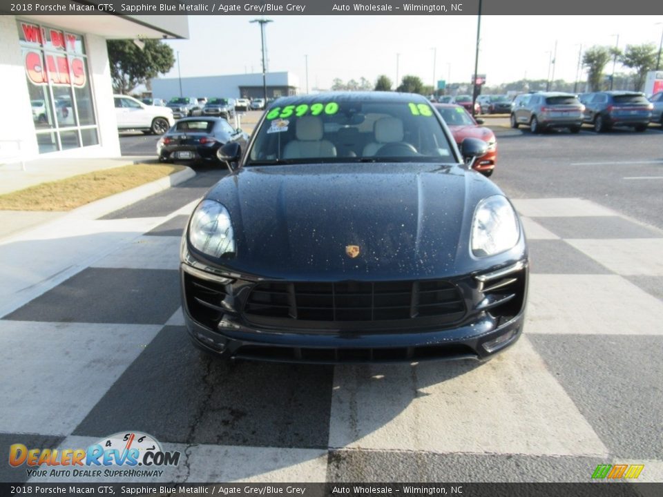 2018 Porsche Macan GTS Sapphire Blue Metallic / Agate Grey/Blue Grey Photo #2