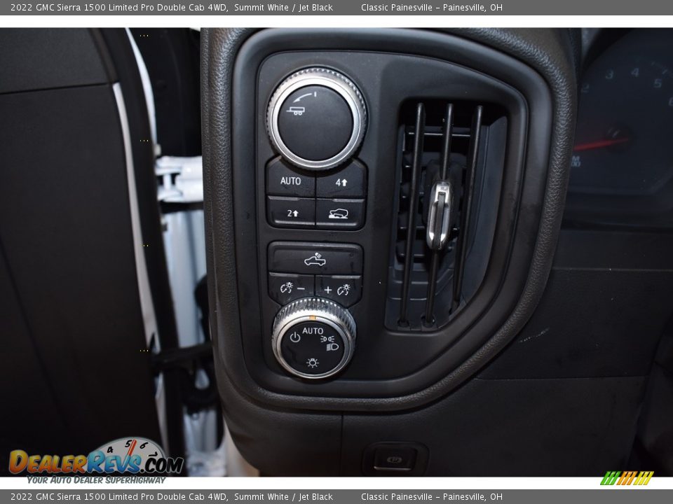 Controls of 2022 GMC Sierra 1500 Limited Pro Double Cab 4WD Photo #9