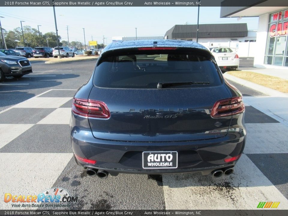 2018 Porsche Macan GTS Sapphire Blue Metallic / Agate Grey/Blue Grey Photo #4