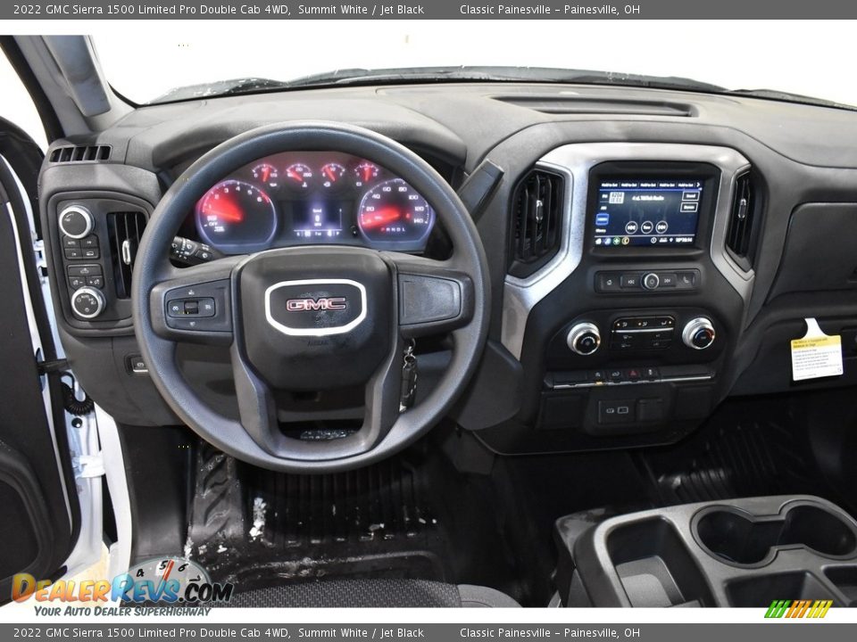 Dashboard of 2022 GMC Sierra 1500 Limited Pro Double Cab 4WD Photo #10