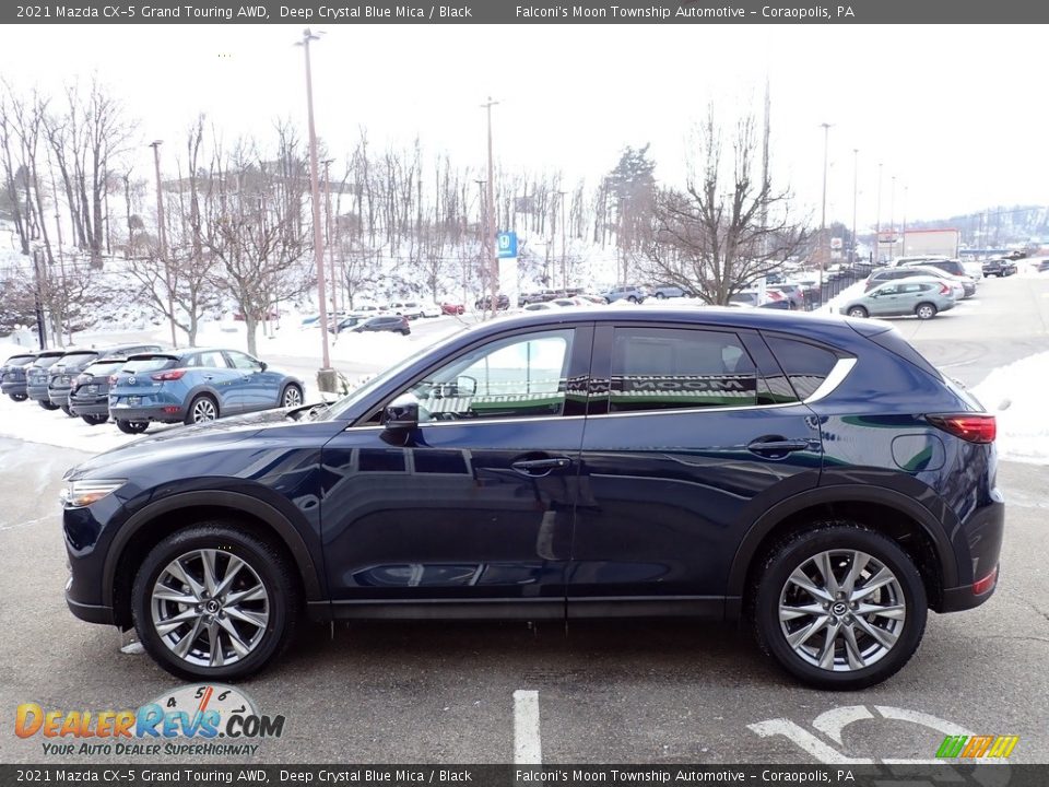 Deep Crystal Blue Mica 2021 Mazda CX-5 Grand Touring AWD Photo #6