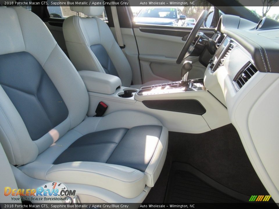 Agate Grey/Blue Grey Interior - 2018 Porsche Macan GTS Photo #13