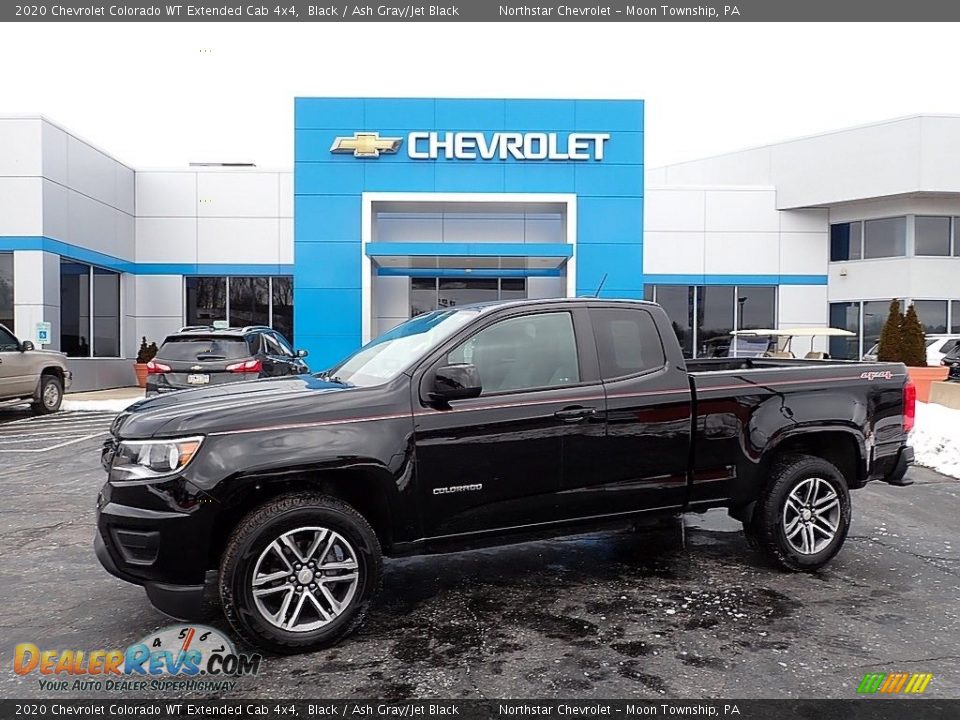 2020 Chevrolet Colorado WT Extended Cab 4x4 Black / Ash Gray/Jet Black Photo #1