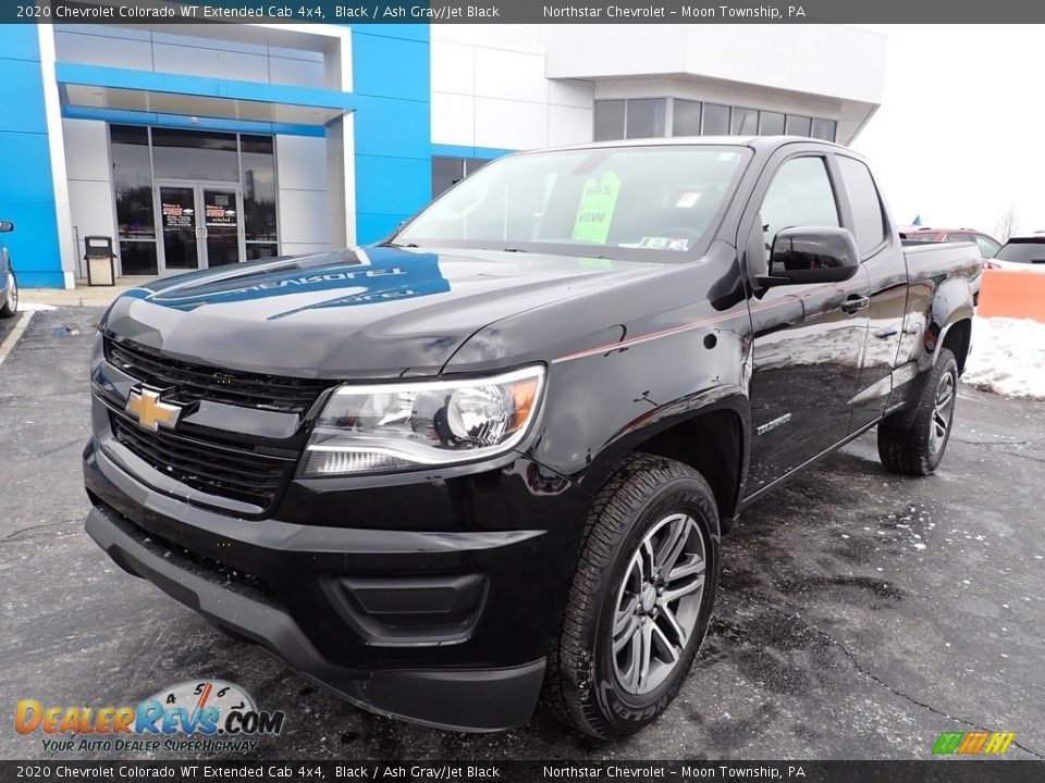 2020 Chevrolet Colorado WT Extended Cab 4x4 Black / Ash Gray/Jet Black Photo #2