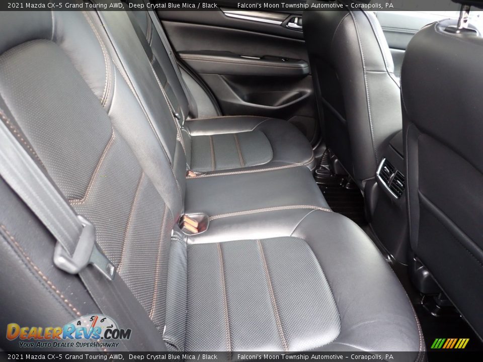 Rear Seat of 2021 Mazda CX-5 Grand Touring AWD Photo #16