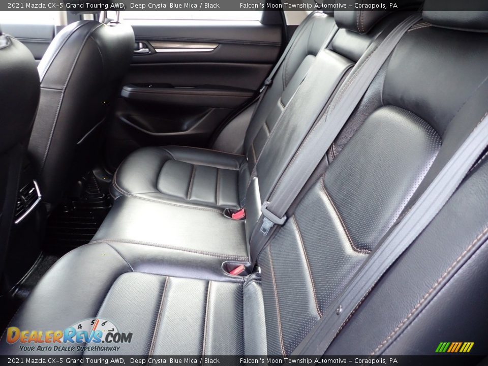 Rear Seat of 2021 Mazda CX-5 Grand Touring AWD Photo #18