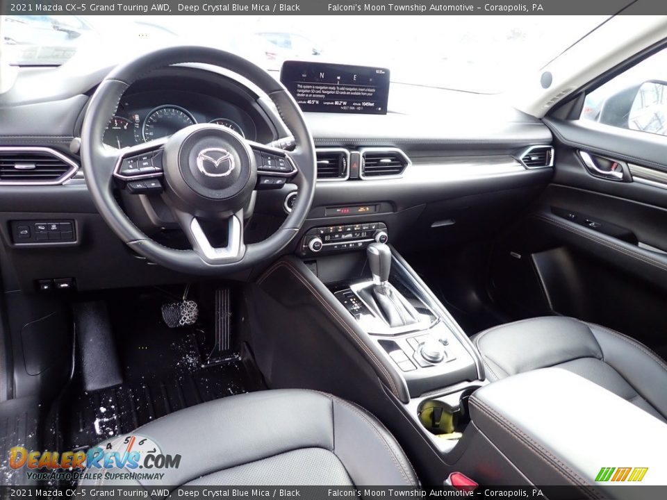 Black Interior - 2021 Mazda CX-5 Grand Touring AWD Photo #19