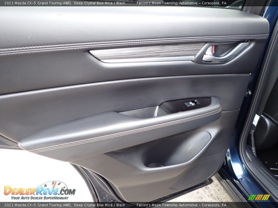 2021 Mazda CX-5 Grand Touring AWD Deep Crystal Blue Mica / Black Photo #20