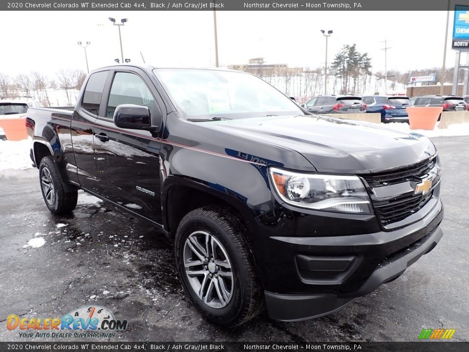 2020 Chevrolet Colorado WT Extended Cab 4x4 Black / Ash Gray/Jet Black Photo #10